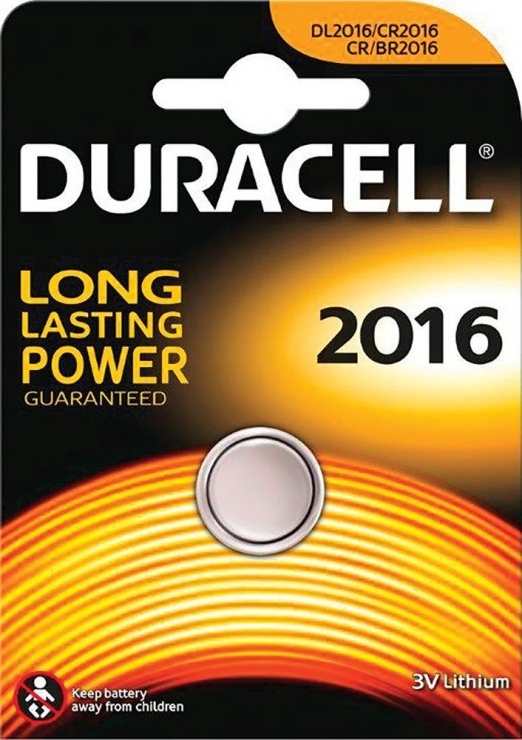 Imagine Duracell baterie Litiu 2016 3V